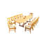 Mas Outdoor 13 - Piece Teak Dining Set