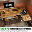 Adjustable L-Shaped Metal Base Standing Desk-1447367519-1447367505
