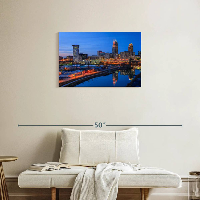 Nicci Cleveland Blue Hour, H 20 po x l 30 po