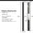 40''(H) IP67 Aluminum Linear LED Outdoor Light Bar Wall Lights