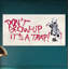 Don't Grow Up - No Frame Print on Canvas-1821180895