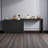 Innovative Sideboard With 2-Door, 3-Drawer Design And Adjustable Pull-Out Top For Flexible Use,Suitable For Study,Entrance And Living Room-1127577689