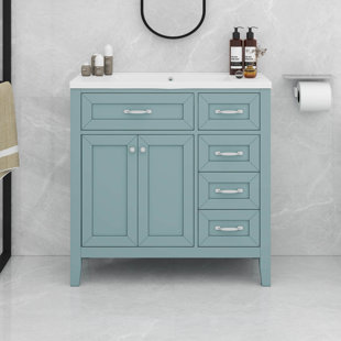 36”Bathroom Vanity With Sink & Drawers