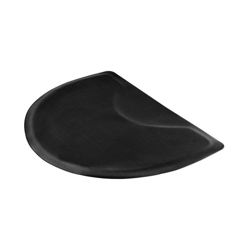 Tapis de salon demi-cercle pour coiffeur , H 0,5 po x l 48 po x P 35,6 po