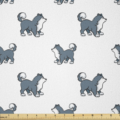 Devran Husky Puppy Siberian Multi-Purpose Fabric