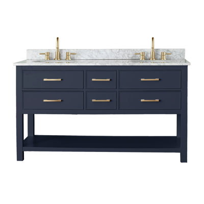Brooks 61'' W Double Vanity