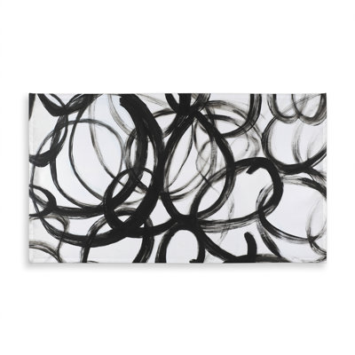 Abstract Curly Lines Tablecloth | Indoor Outdoor Home Decor
