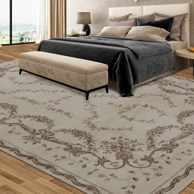 Tapis rectangulaire noué à la main