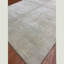 Tapis uni gris clair en laine noué à la main de couleur unie 5 pi x 8 pi