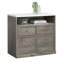 Armoire de rangement, finition brune