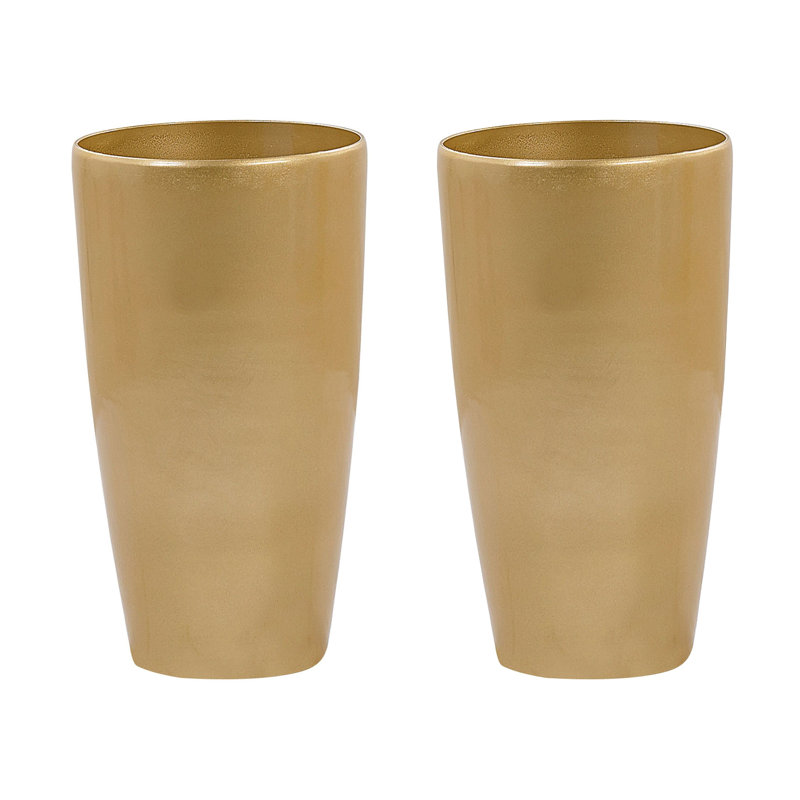 Alcalde Pot Planter, Gold