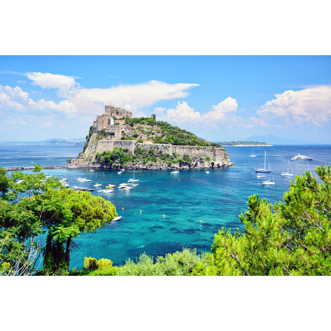 Die Insel Ischia von Alxpin - Leinwandbild