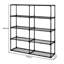 Space 5-Shelf Unit With Cover - 59.95 In. Height, Rust Wire Storage Rack 14.04 Width, Coating