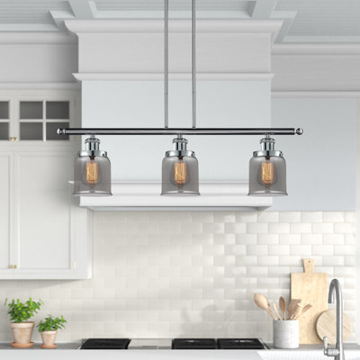 Ballston Urban - Cloche - 3 lumières 36 po pour îlot suspendu - 5 po de diamètre