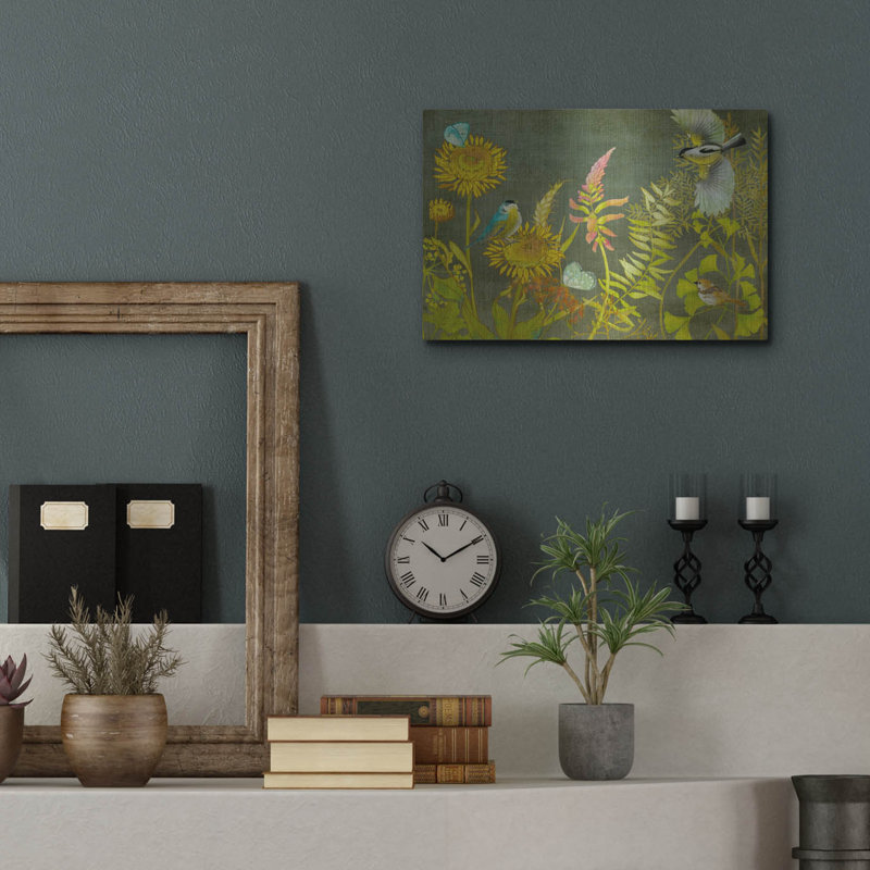 «Birding Collection A» par Chariklia Zarris, art mural en métal, H 12 po x l 16 po