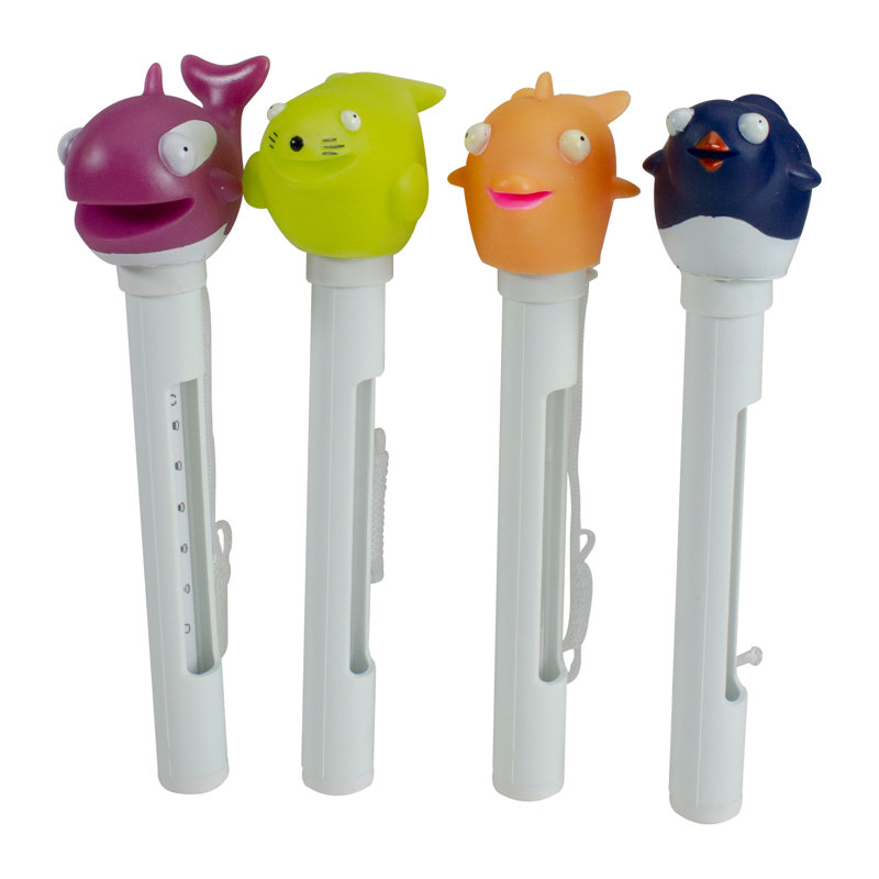 Thermomètres de piscine flottants 8,25 "Sea Babies - ensemble de 4