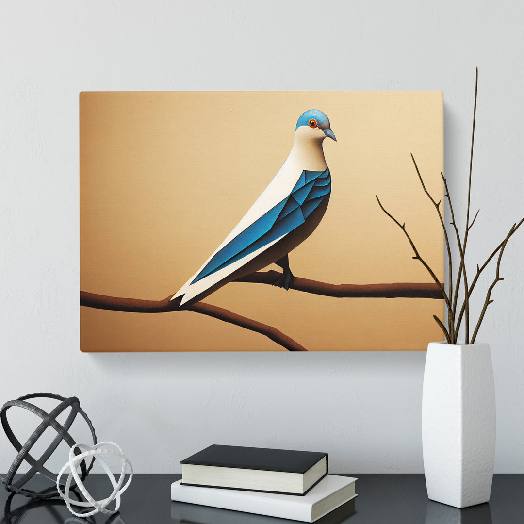 XXX-H1022-513X Amazing Dove Bird - Wrapped Canvas Print