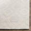 Tapis argenté / ivoire en laine tissé à la main à motif géométrique Amritpal-1733544296