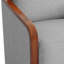 Upholstered Swivel Barrel Chair-2102375580