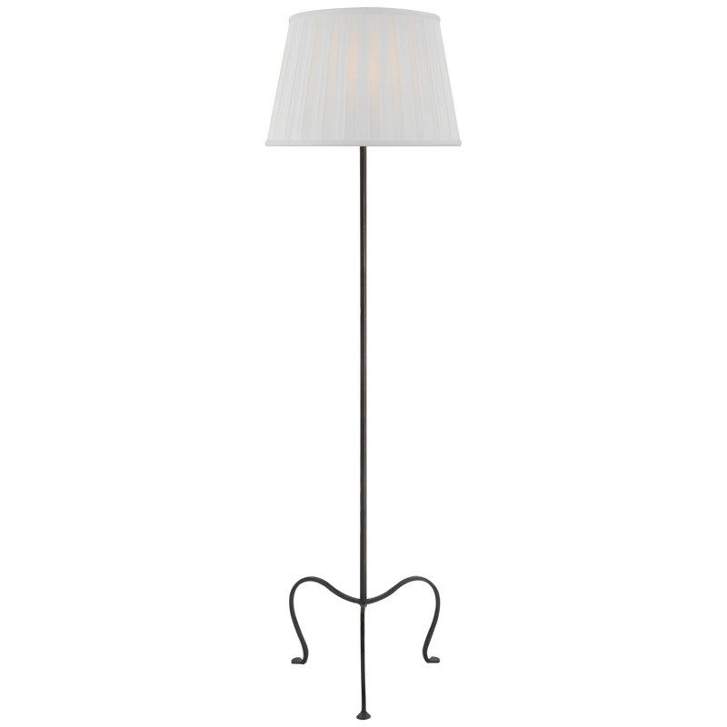 Albert Floor Lamp, Aged Iron
