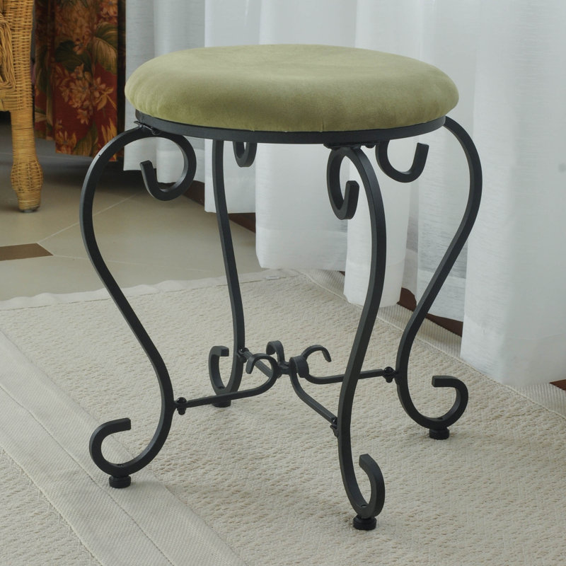 Apisan Steel Accent Stool, Sage