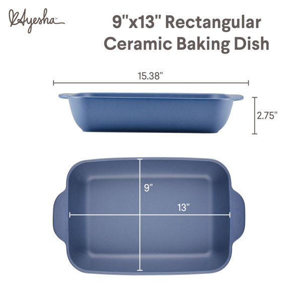 Lidia's Kitchen 9 x 13 Ceramic Baker with Serving Tray Lid - 20629885