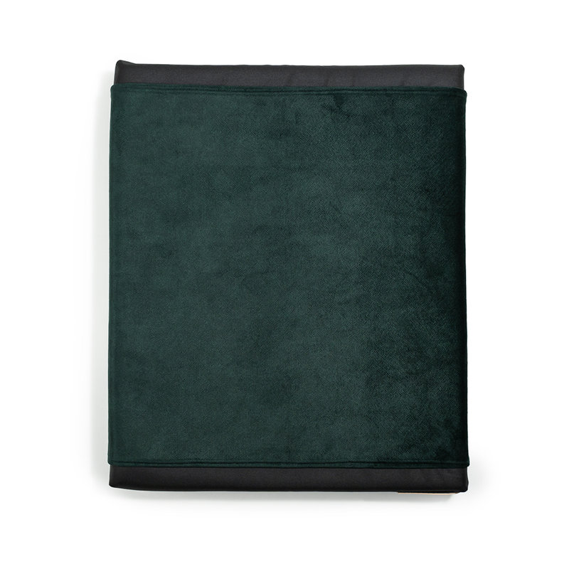 Orthopedic Polyester Pet Bed, 8cm H x 90cm W x 110cm D, Dark Green