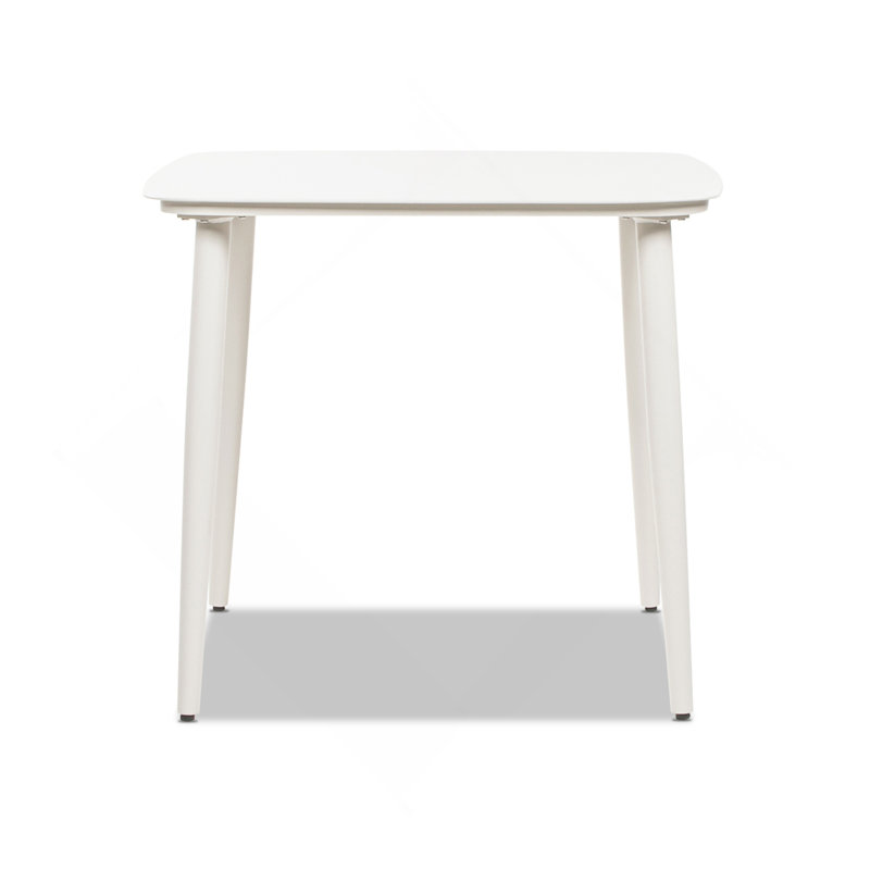 33.5" Square Outdoor Patio Table Aluminum