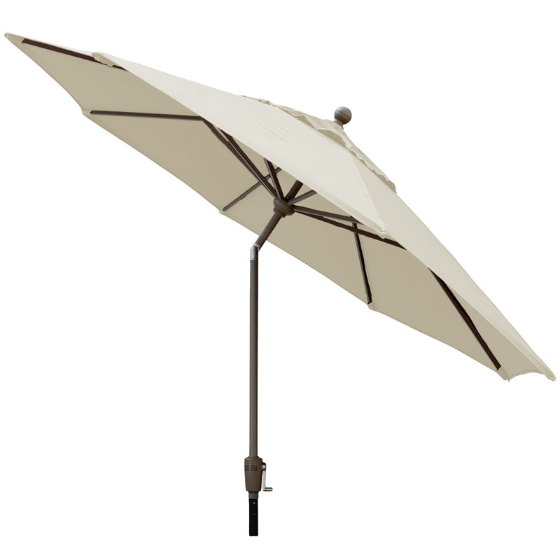 Parasol de marché 9 pi Hargus, Tissu toile Sunbrella®