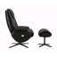 Fauteuil d'appoint pivotant avec repose-pieds Motion