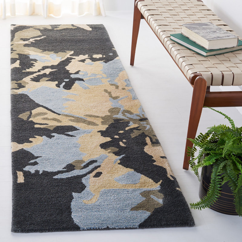 Jefferson Hand Tufted Wool, Viscose Rug, Runner 2'3" x 8'