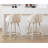 Damisi Upholstered Counter Stool with Metal Frame-908866363