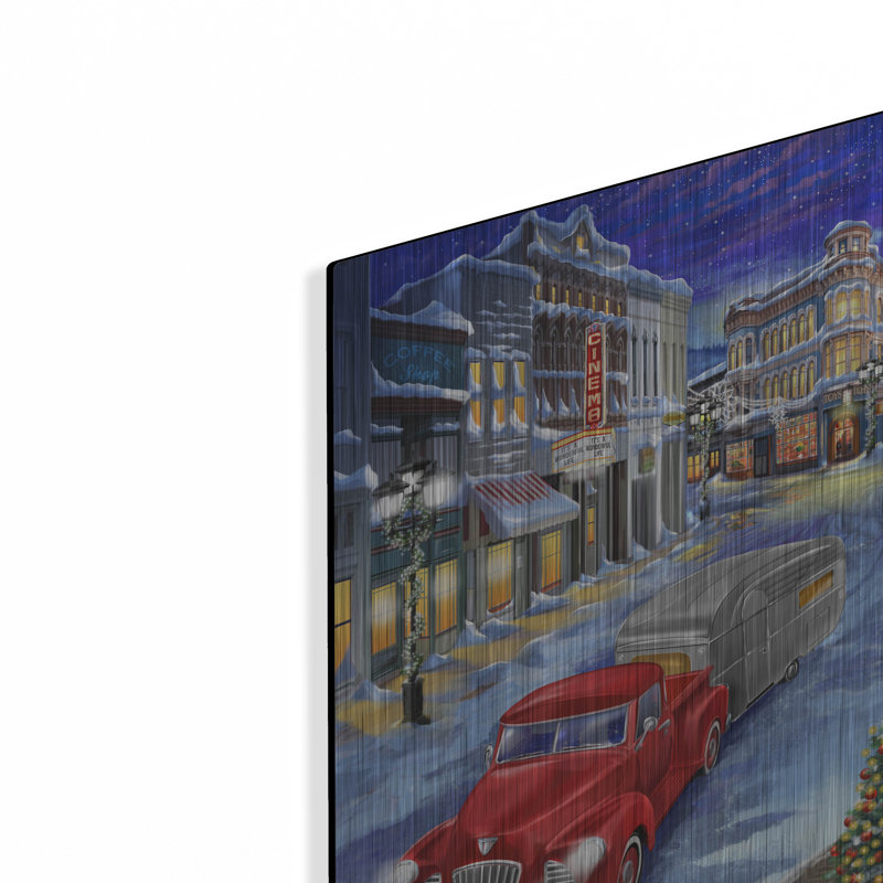 «Main Street Christmas» par Bigelow Illustration, H 12 po x l 16 po
