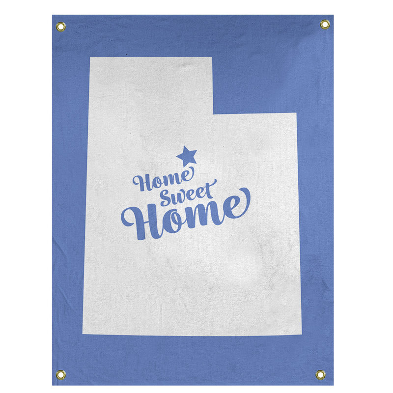 Tapisserie murale provo doux pour la maison, H 36 po x l 26 po, Bleu