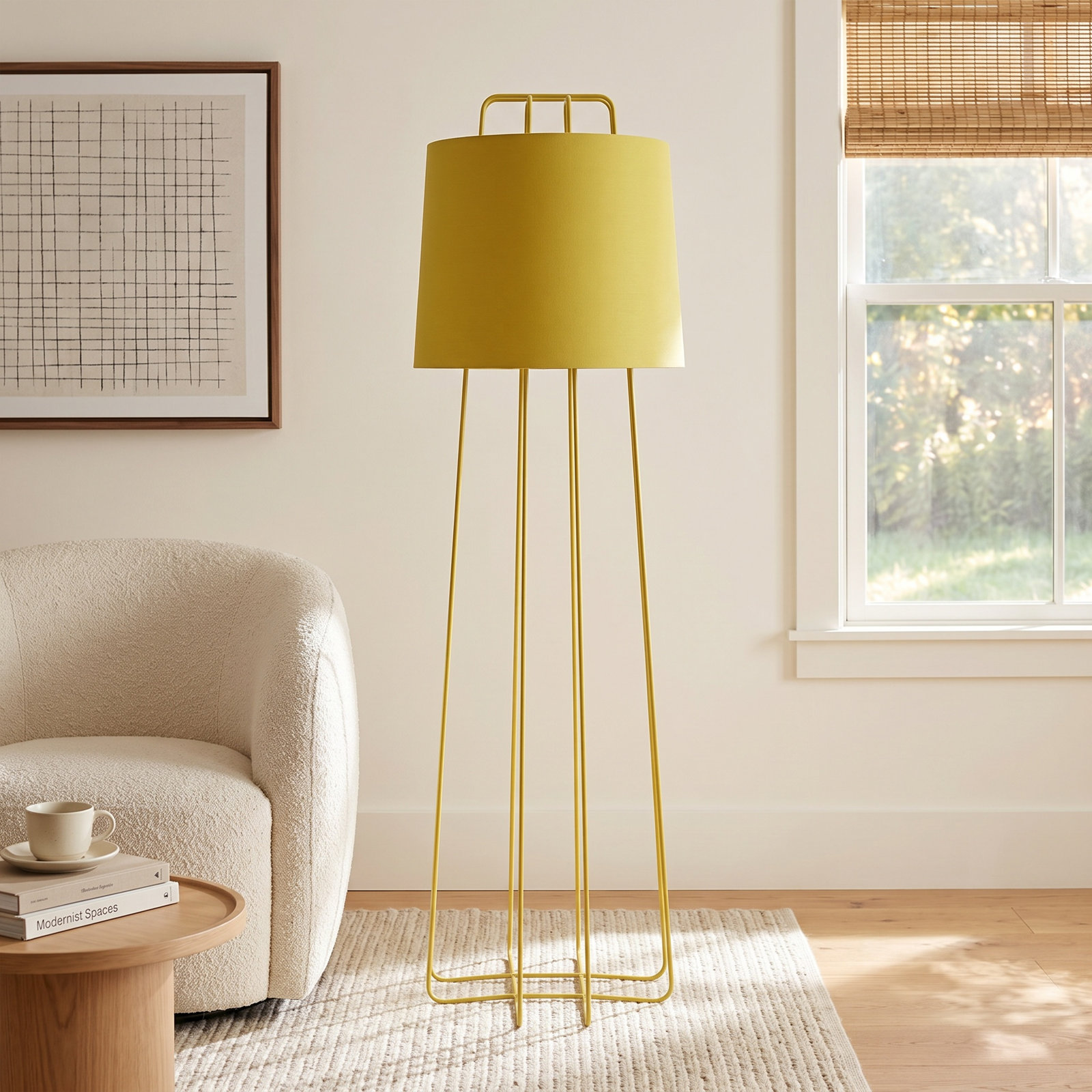 Perimeter 67.5'' Floor Lamp, Ochre, Ochre