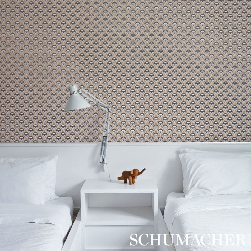 Abelino Wallpaper, Camel/Black