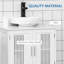 Armoire de rangement blanche sous le lavabo - 2 portes