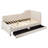 Twin Size L-Shaped Corduroy Daybed, Upholstered Platform Bed Frame with 2 Built-In Storage Drawers for a Cozy and Practical Design,-531081830