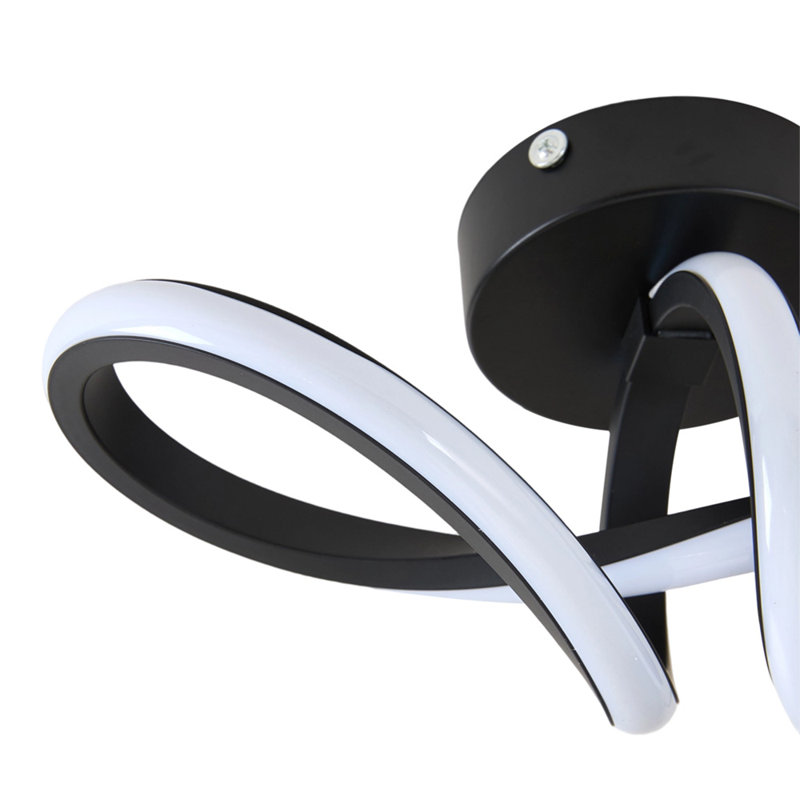 Aluminium LED Semi Flush Mount