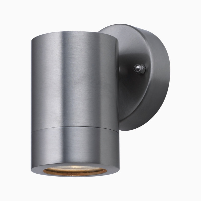 Avello 12cm H Outdoor Armed Sconce, Stainless Steel