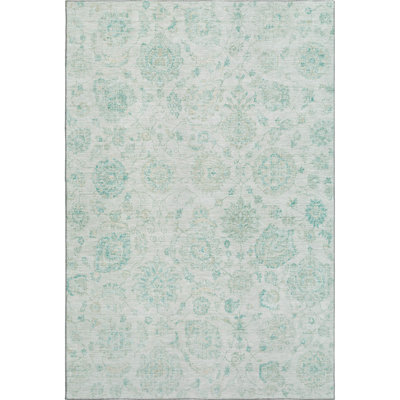 Premium Machine Washable Mayfield AMF1833 Damask Rug