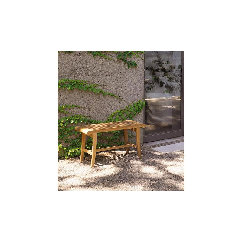 Magruder Outdoor Teak Bench