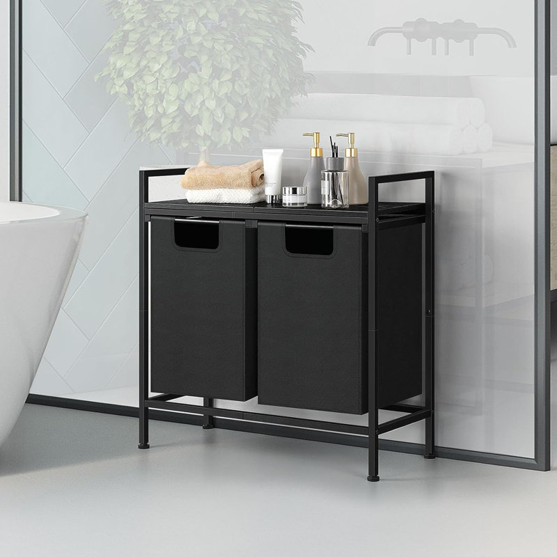 Laundry Sorter with Handles, Black