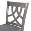 Chaises de salle à manger à hauteur de comptoir rondes rembourrées 2 pièces Farmhouse