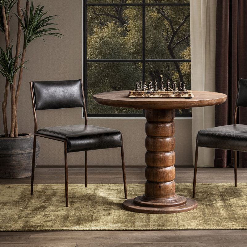 Kayne Upholstered Dining Chair, Jet Black
