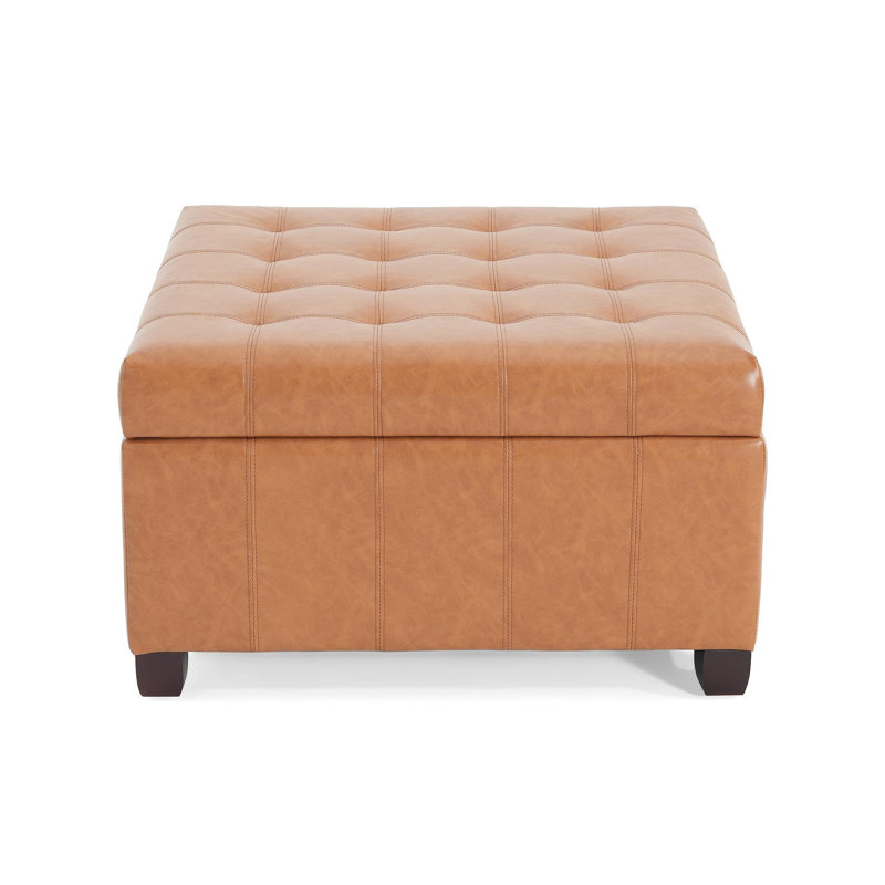 ISABELLA Storage Ottoman, PU