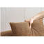 Canapé-lit modulaire incurvé Compression Orange, canapé-lit en chenille haute densité 30D pour appartement, salon, L 110 po