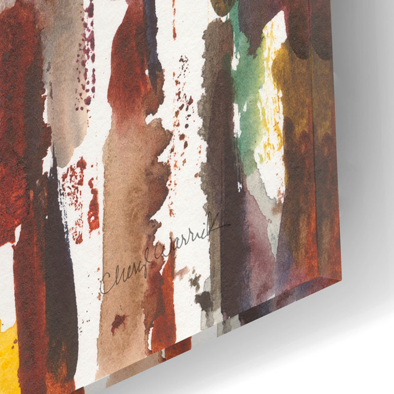 «Strata 1» par Cheryl Warrick, art mural en verre acrylique, H 12 po x l 16 po x P 0,13 po