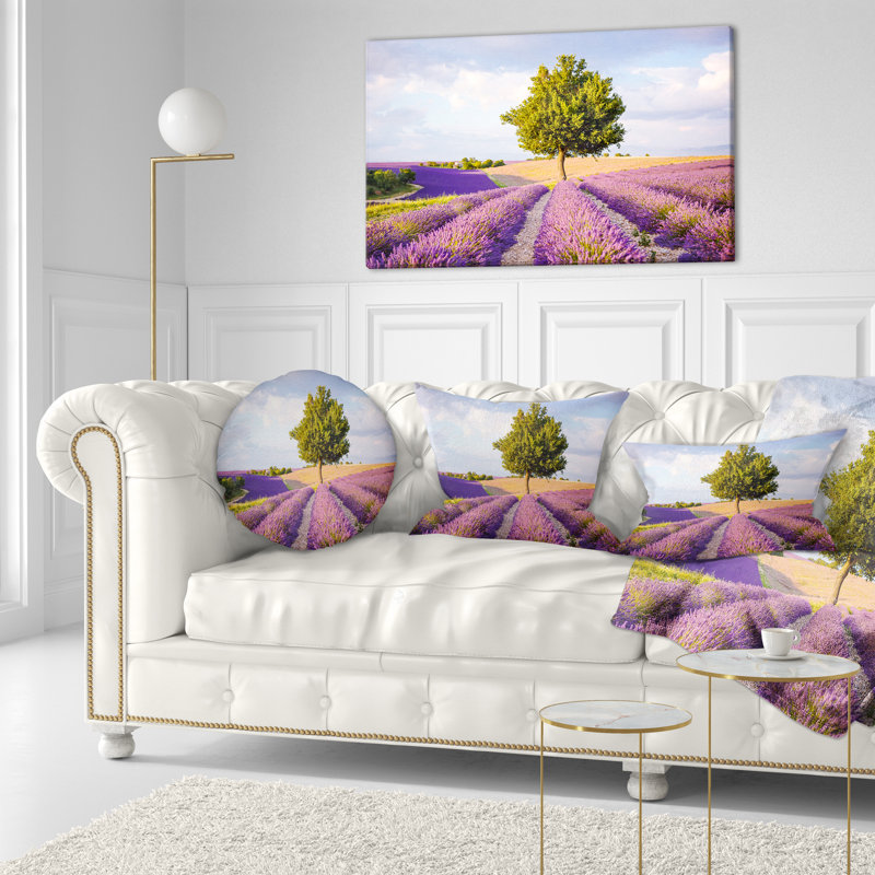 Coussin Lonely Tree, 16 po x 16 po, Carré