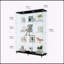 Vitrine en verre exquise avec plusieurs tablettes pour différentes pièces-1630390930